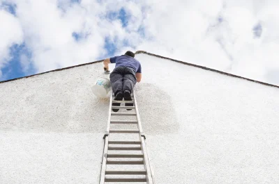 Peinture extérieure à Évriguet — façades et ravalement